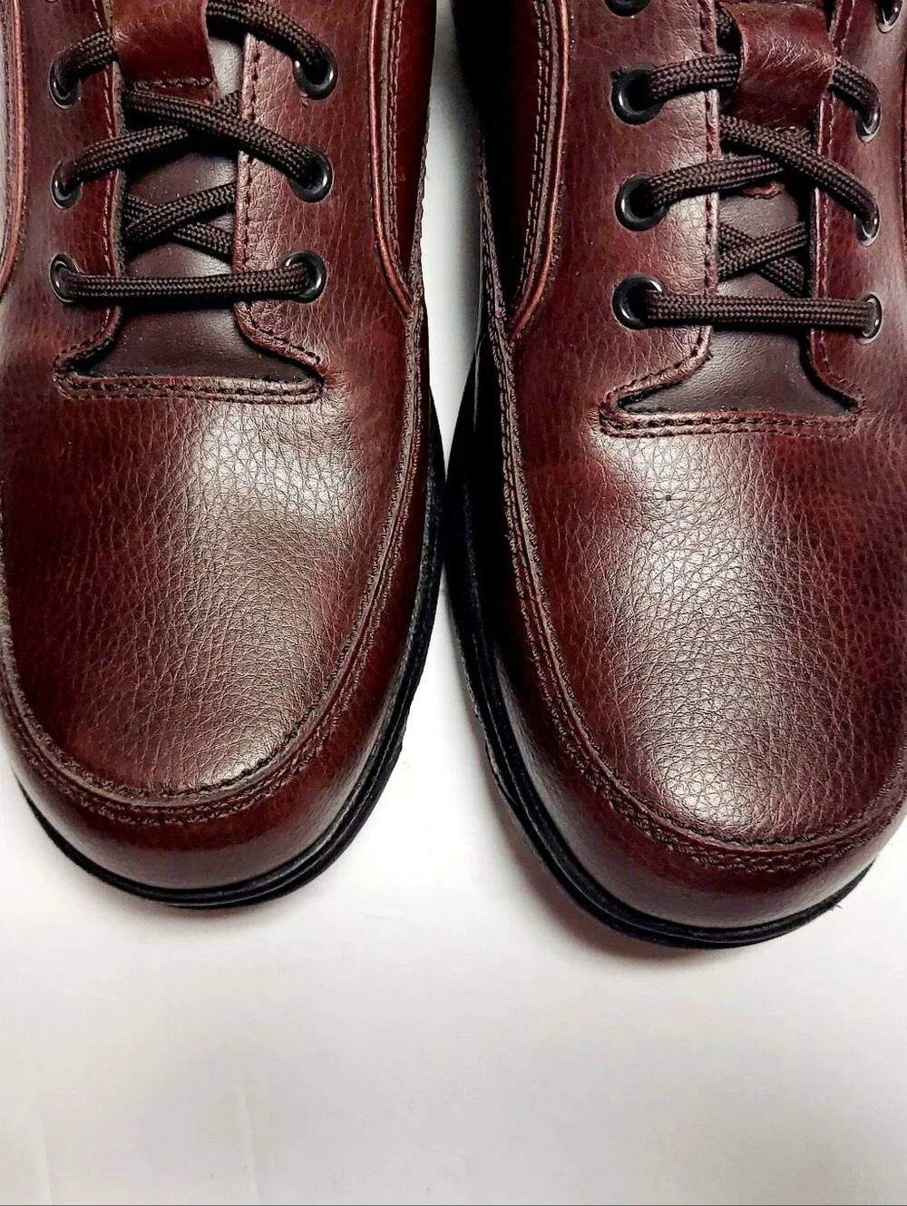 Rockport Ridgefield Eureka Casual Shoes Mens Size 12 Oxford Brown Leather K17201